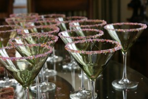 Martini Glasses...for sorbet!